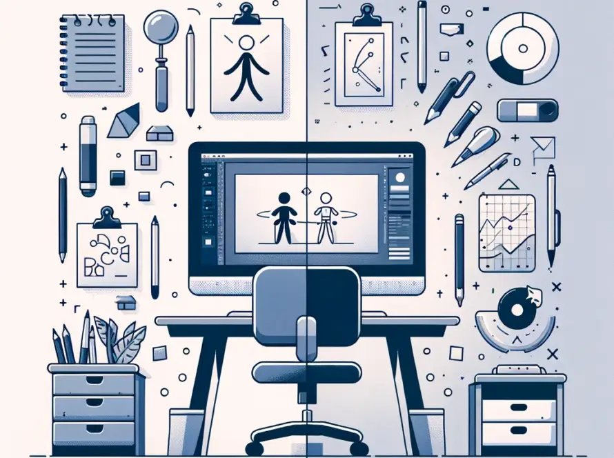 Distinguer Animation Traditionnelle et Motion Design