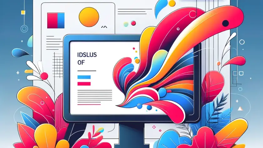 motion design paris ile de france agence - A minimalist and modern digital illustration for an article about the impact of colors in advertising motion design. The image should depict a vibrant