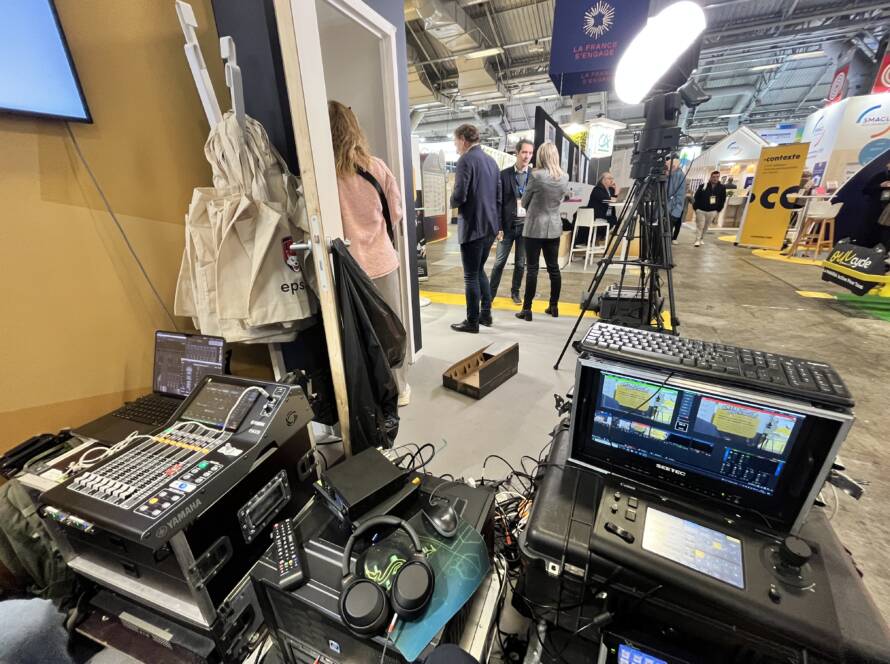 EPSA salon des maires StreamingLive Streaming au Salon des Maires : WRP Production accompagne EPSA pour un live LinkedIn depuis leur stand - WRP Production