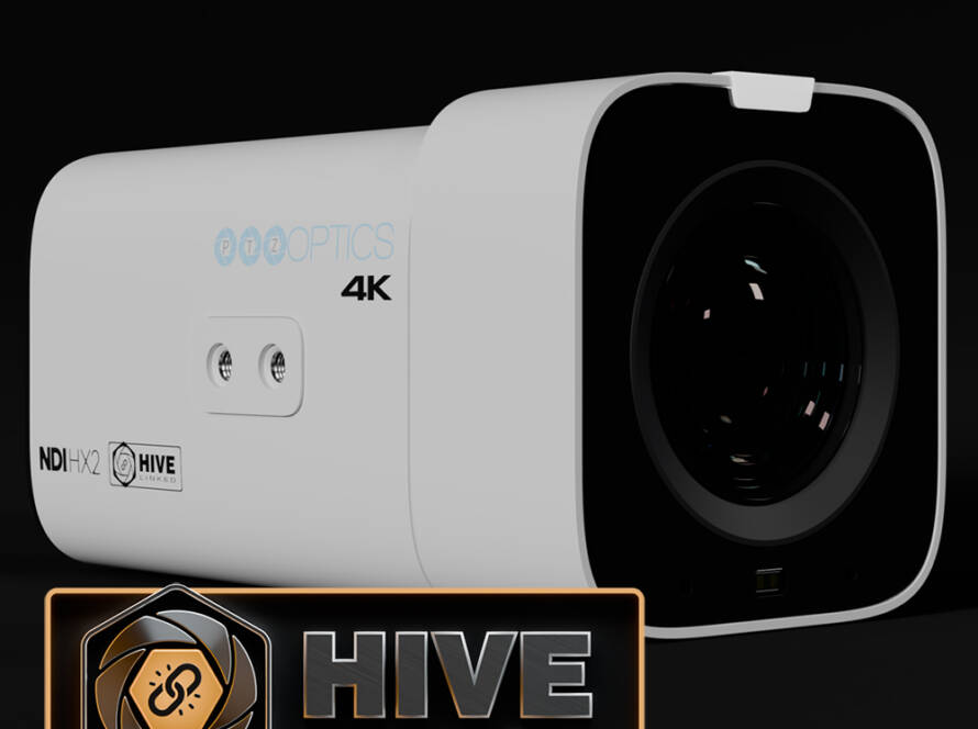 Studio-4K-angle-right-with-Hive-Linked-logoPTZOptics Studio 4K Hive-Linked : les caméras qui réinventent la production à distance - WRP Production