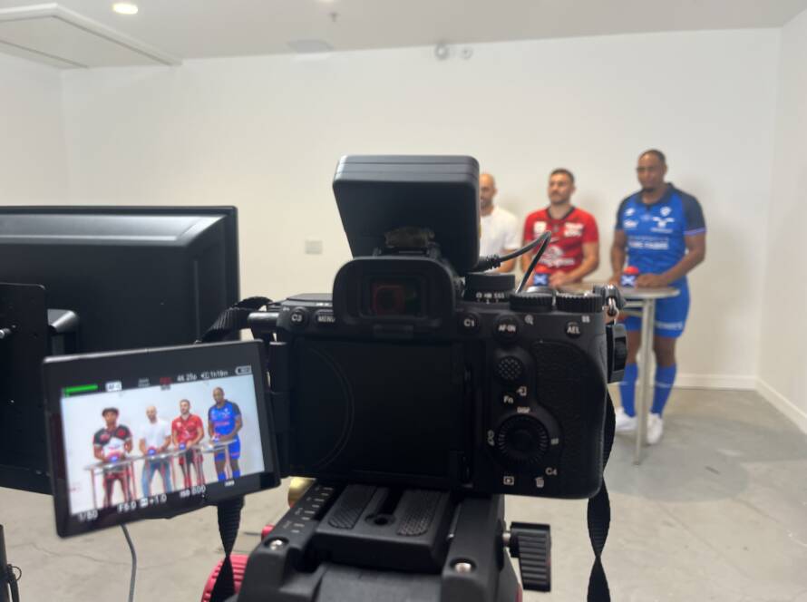 media day_iad_top14-ligue de rugby videoMedia Day Top 14 : WRPProduction réalise pour la 3e année les vidéos IAD avec les joueurs du championnat de rugby - WRP Production